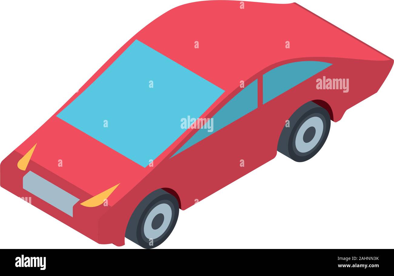 sedan car on white background vector illustration design Stock Vector ...