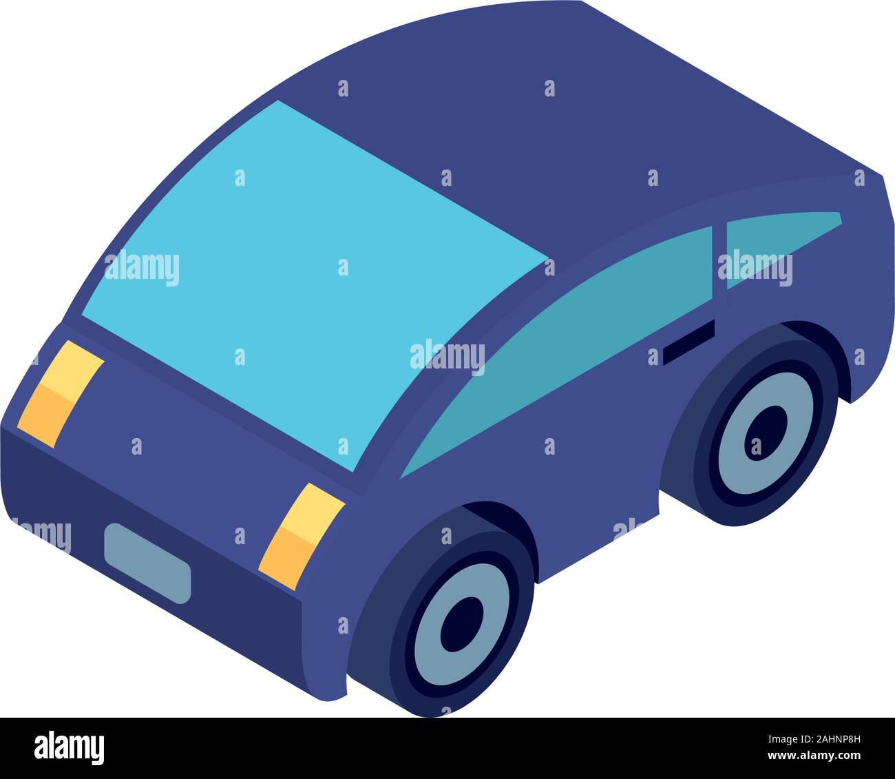 sedan car on white background vector illustration design Stock Vector ...