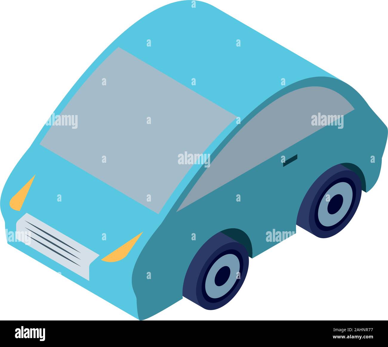 sedan car on white background vector illustration design Stock Vector ...