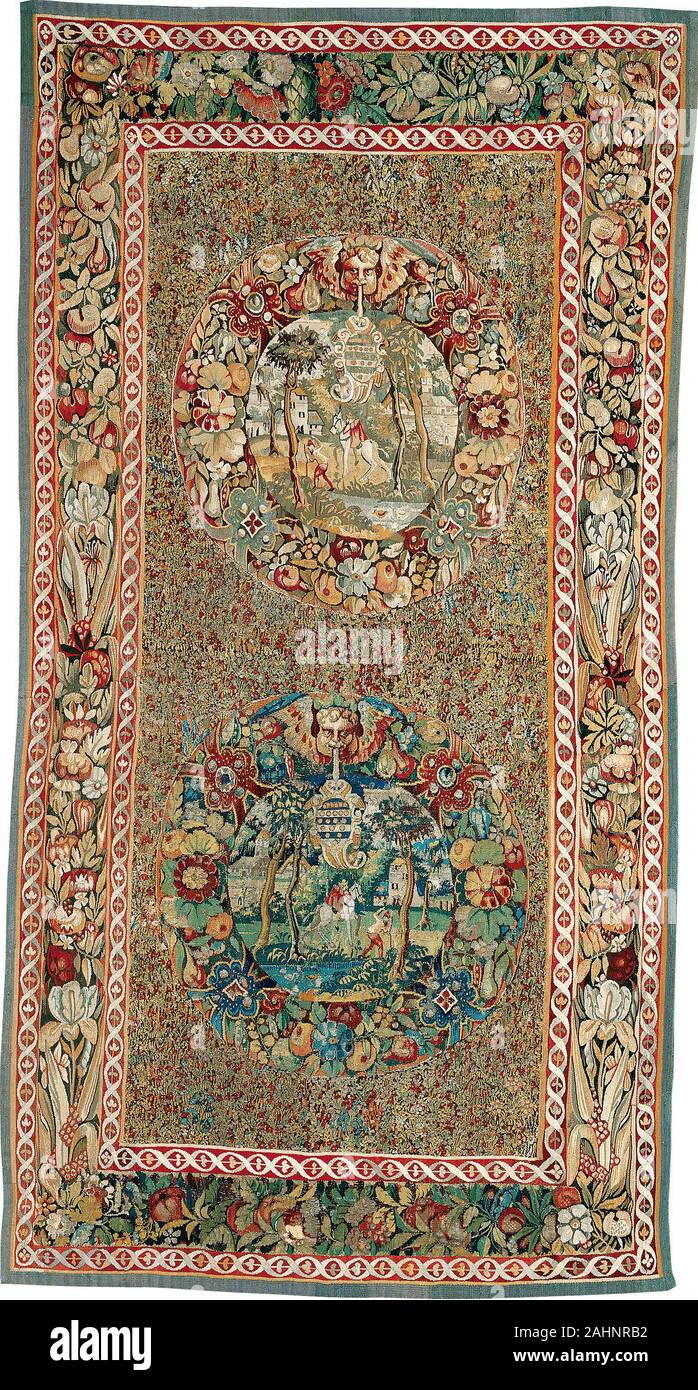 Millefleur with Medallions. 15401560. Bruges. Wool, cotton and silk