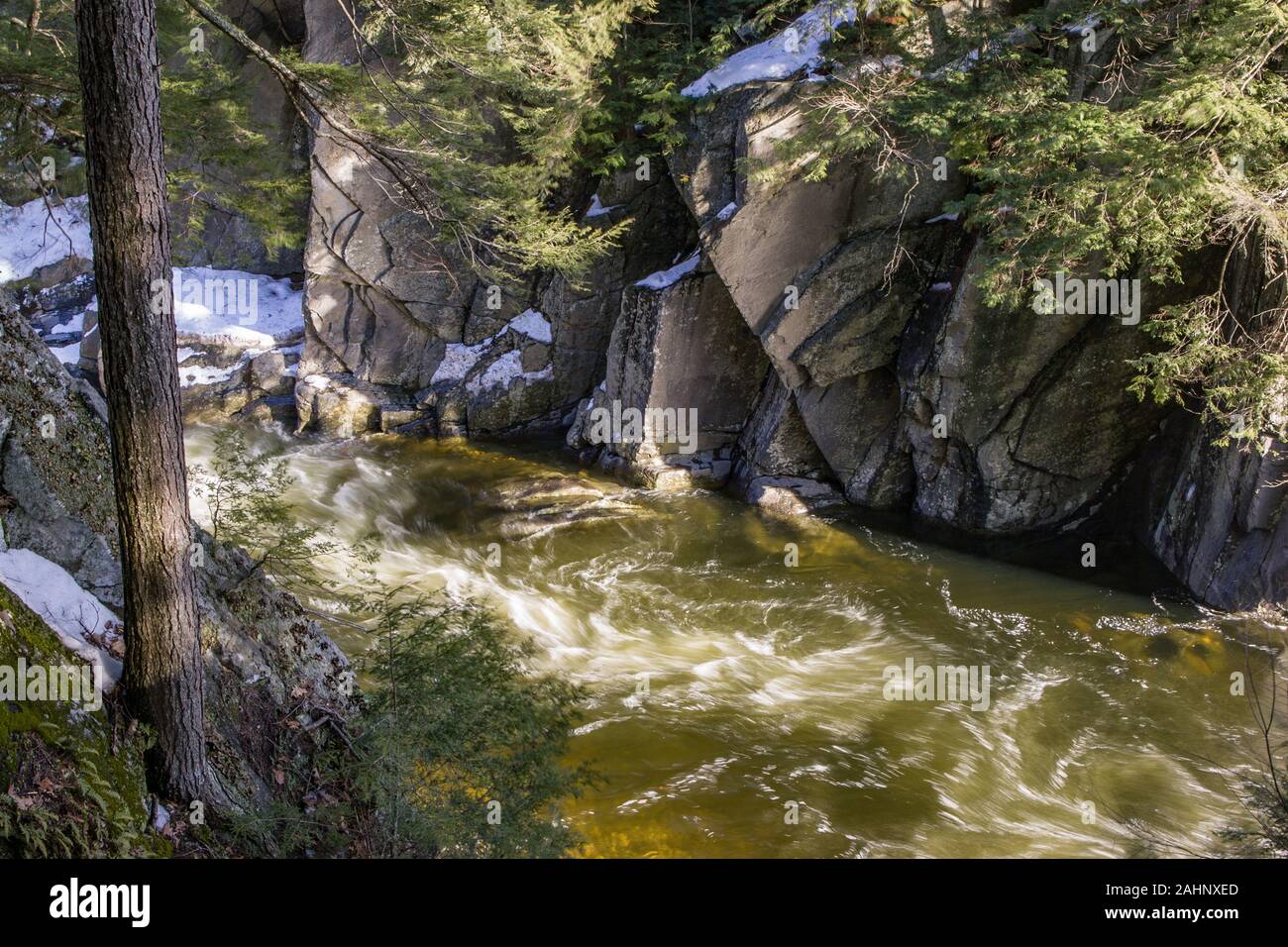 The Westfield River runs through Chesterfield in West