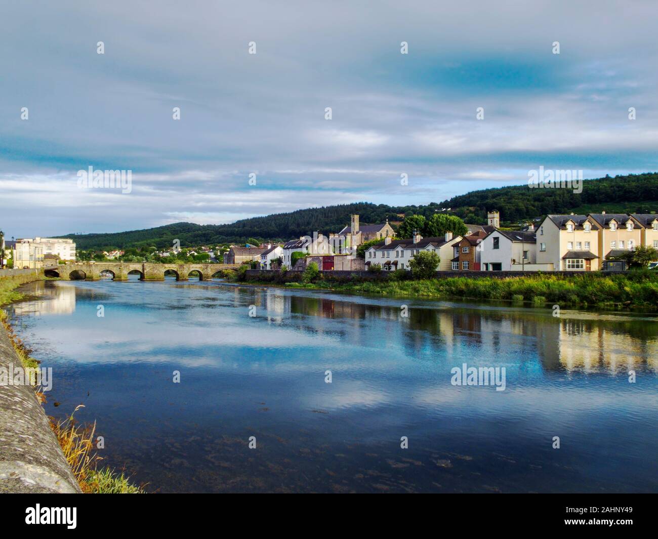 Carrigbeg once independent village now is right bank district of Carrick-on-Suir.Co.Tipperary, Ireland. Stock Photo