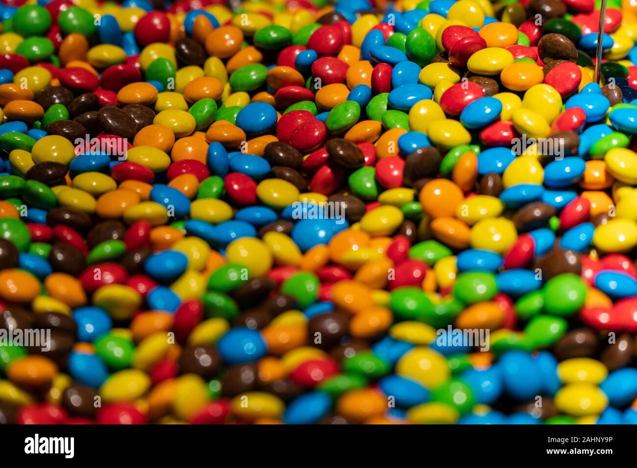 sweet candies spreading pastry decoration background Stock Photo