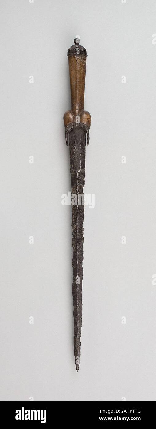Ballock Dagger. 1490–1510. Northern Europe. Ivy root and bone Stock ...