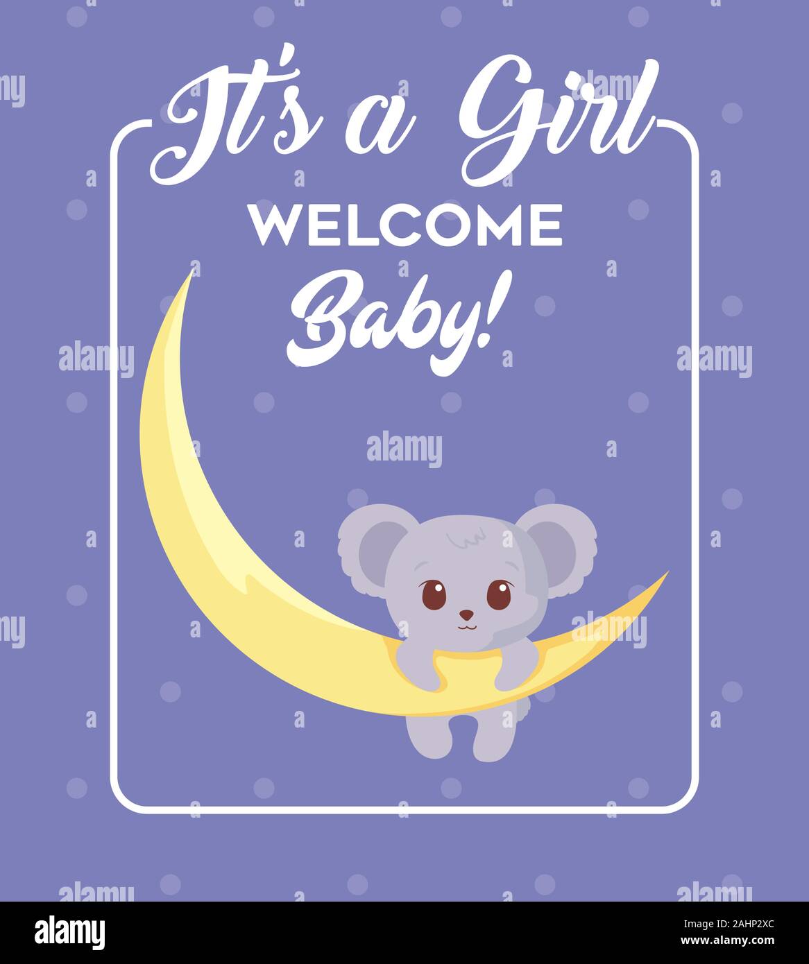 koala cartoon design, Baby shower invitation party card and decoration ...