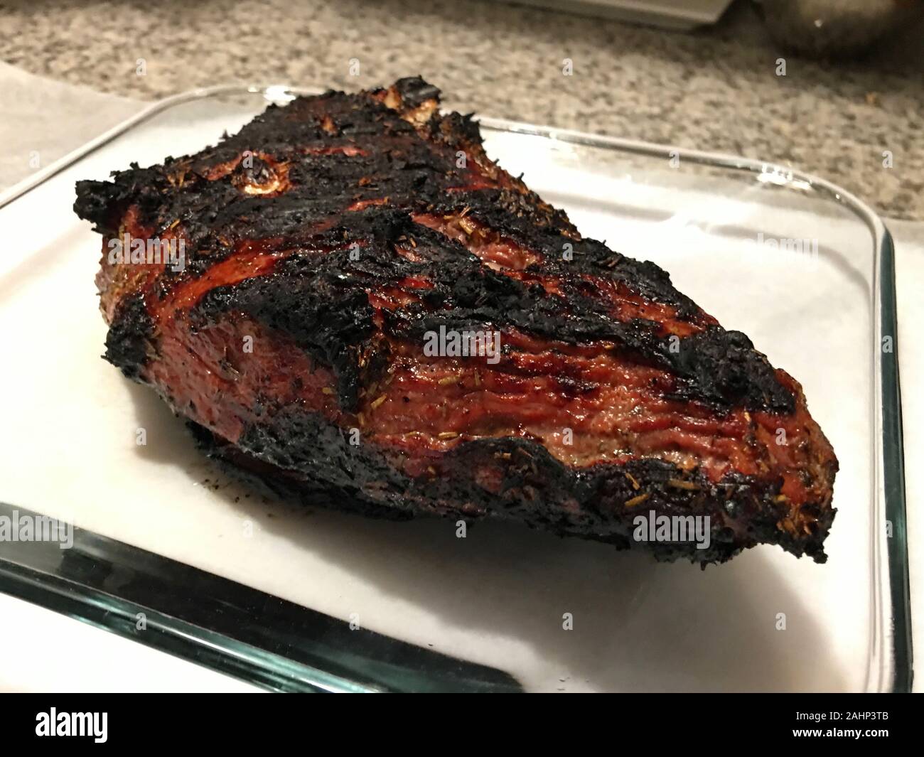 Cooked Tritip roast, often called a California tritip because of