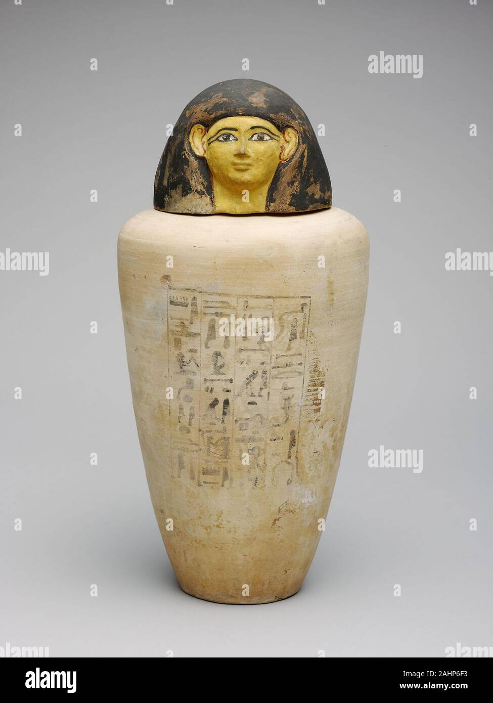 Ancient Egyptian. Canopic Jar of the Overseer of the Builders of Amun