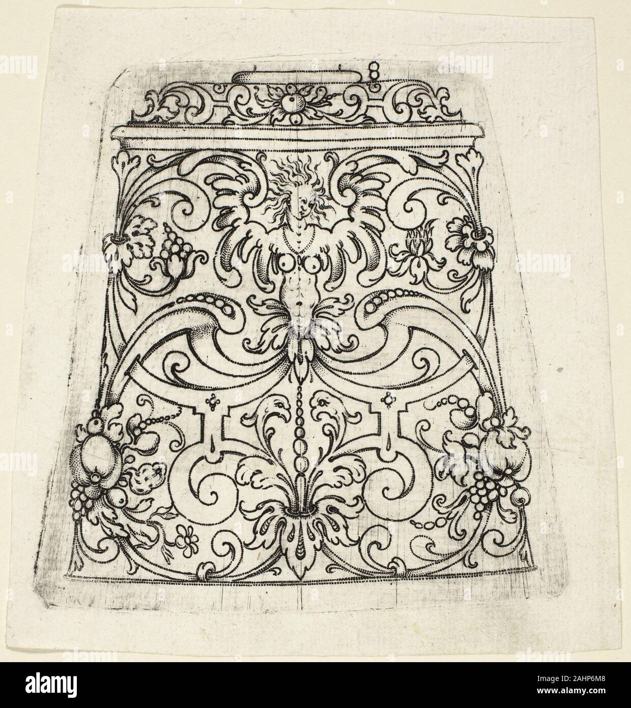 Master A.P.. Plate 8, from twenty ornamental designs for goblets and