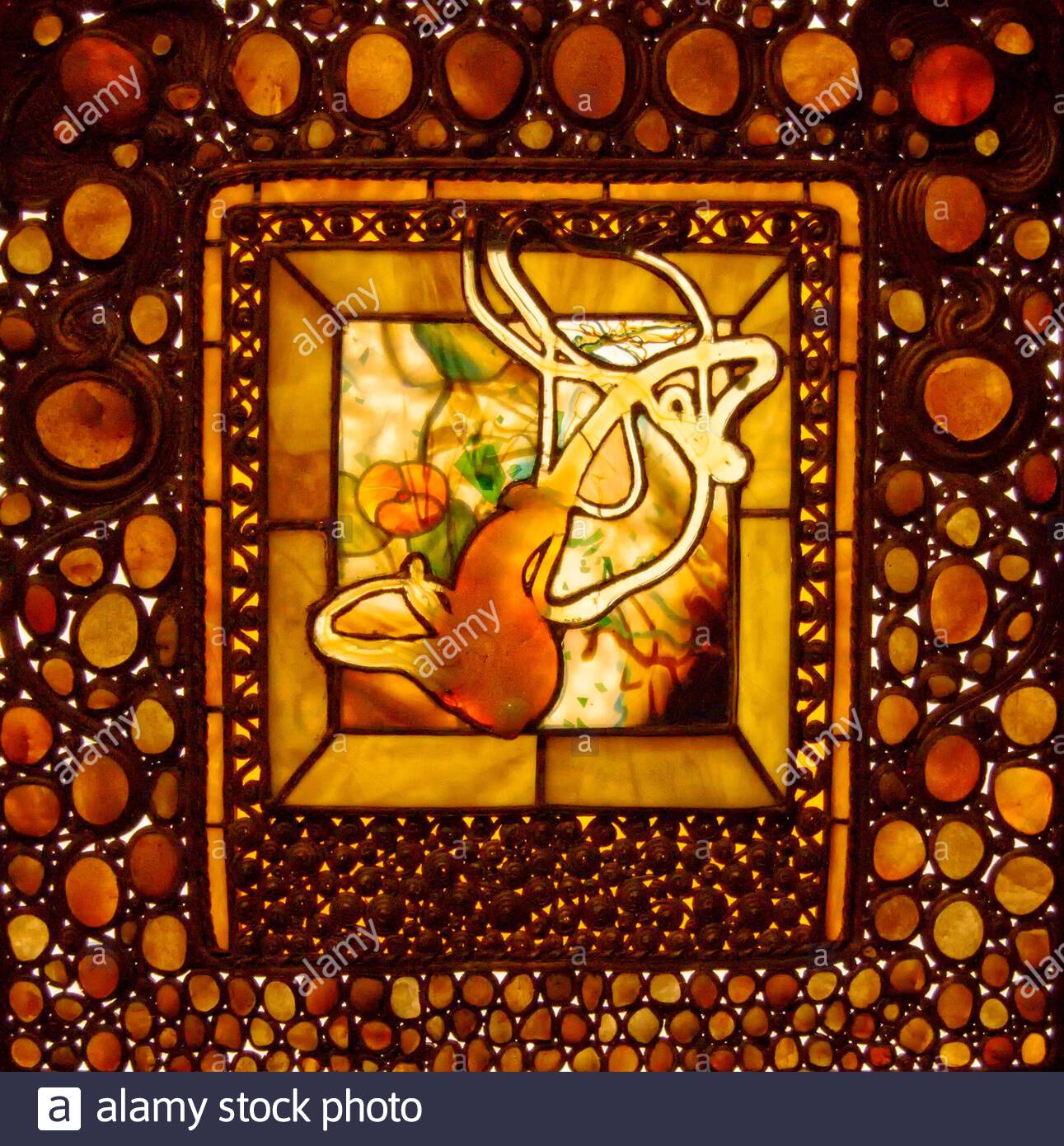 Squashed Window Louis Comfort Tiffany High Resolution Stock Photography and Images - Alamy
