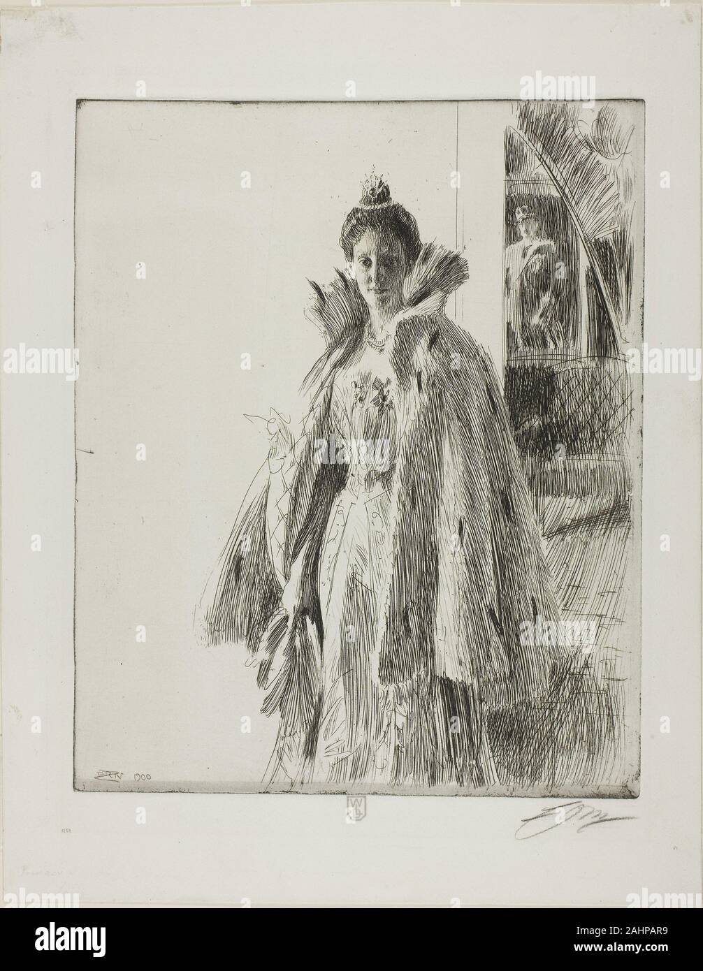 Anders Zorn. H. R. H. Princess of Sweden I. 1900. Sweden
