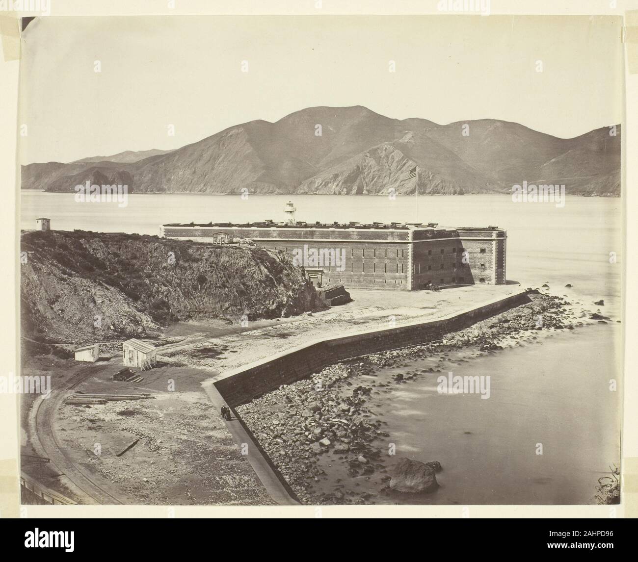 Carleton Watkins. San Francisco Bay. 1855–1874. United States. Albumen print Stock Photo