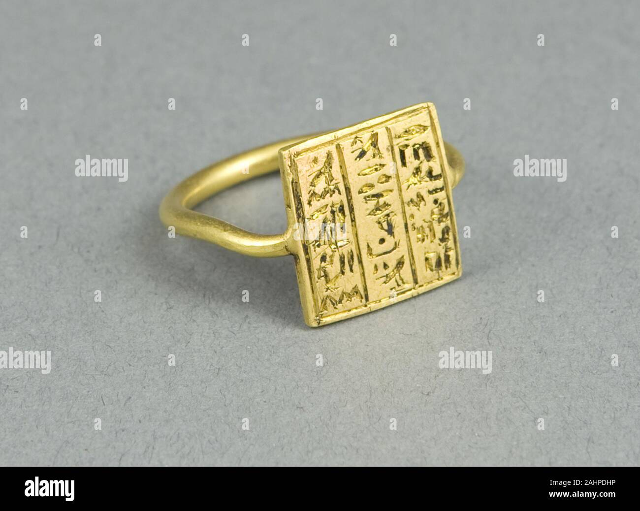 Osirus Rings Ancient Egyptian. Finger Ring. 305 BC–30 BC. Egypt. Gold Upon death ...