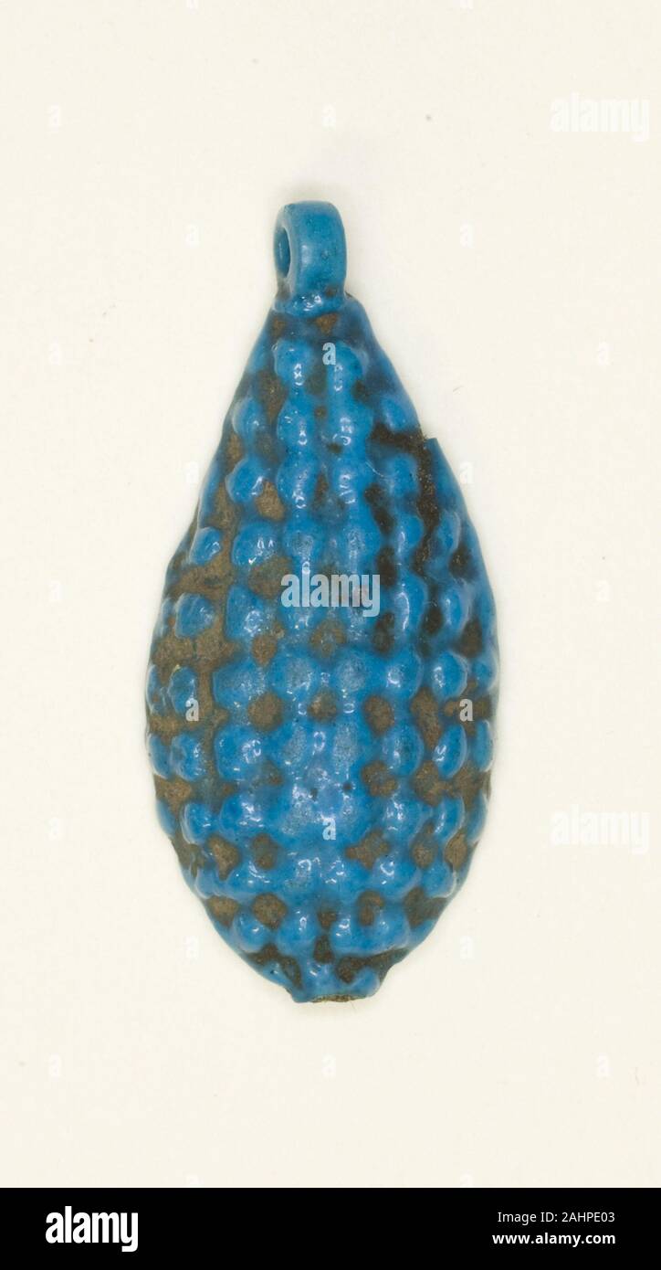 Ancient Egyptian. Pendant in the Form of a Cluster of Grapes. 1550 BC1186 BC. Egypt. Faience