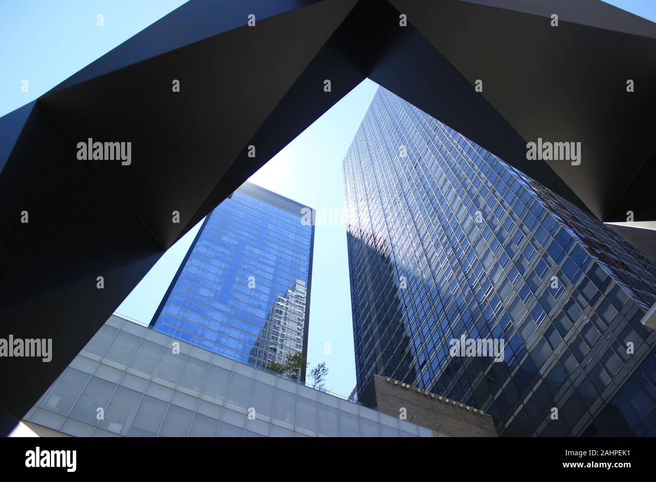 Skycrapers of NCY Stock Photo