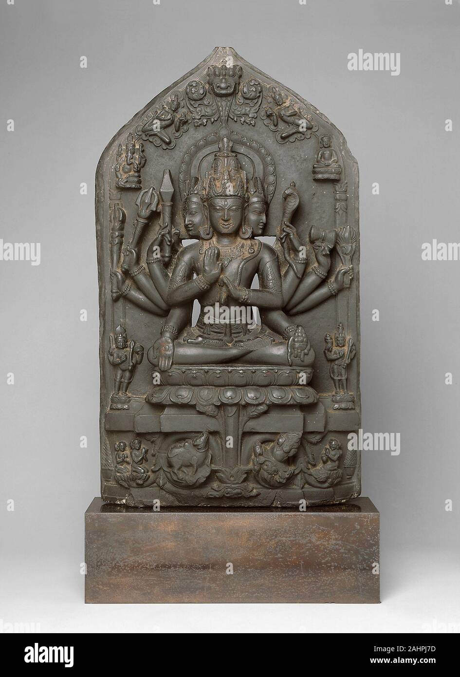 Sadashiv Roop Cosmic Form of Shiva (Sadashiva). 1001–1100. Bangladesh. Black ...