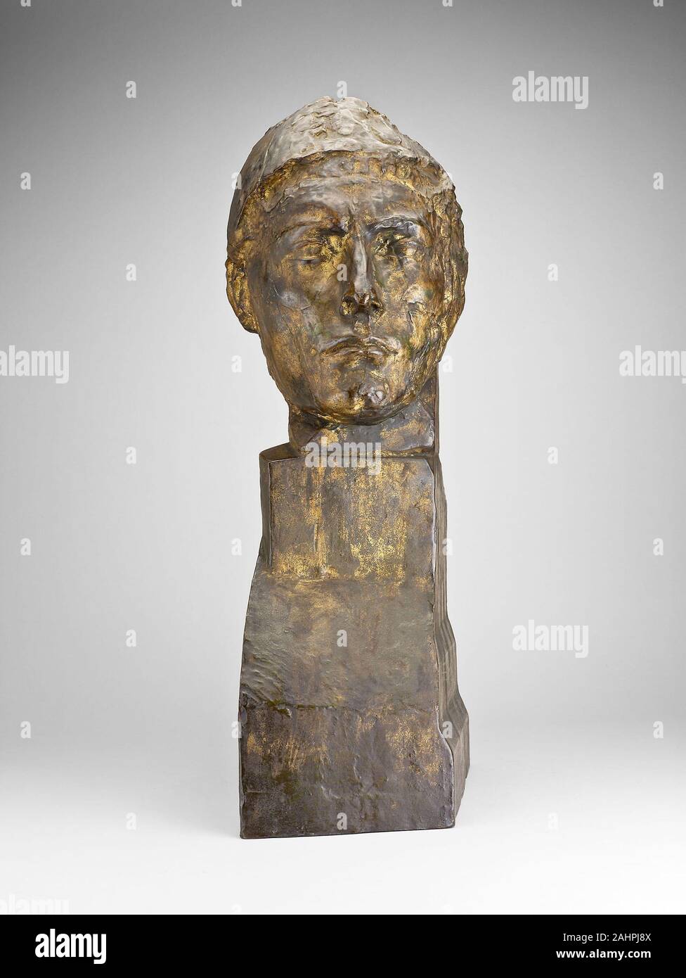 Emile-Antoine Bourdelle. Head of Apollo. 1900. France. Bronze Stock Photo