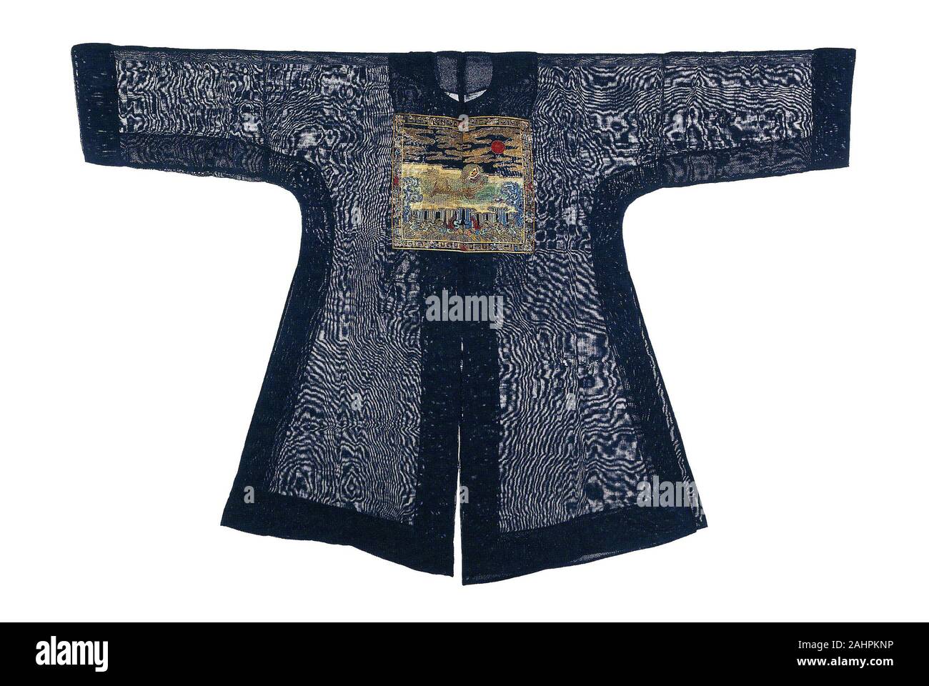 Manchu. Man's Bufu (Court Surcoat). 1875–1900. China. Silk, 1 1 plain ...