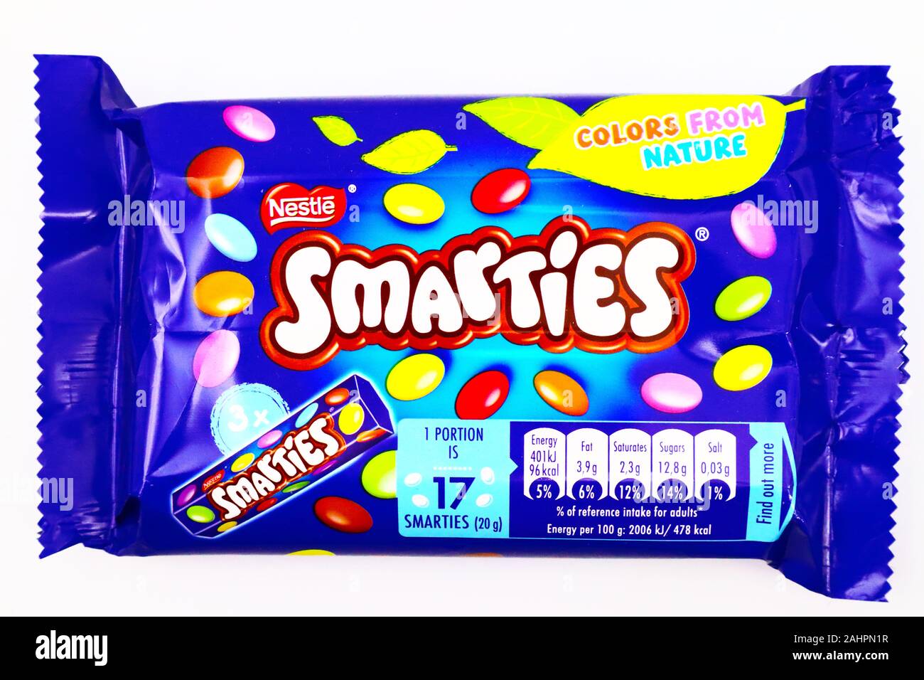 Smarties box Cut Out Stock Images & Pictures - Alamy