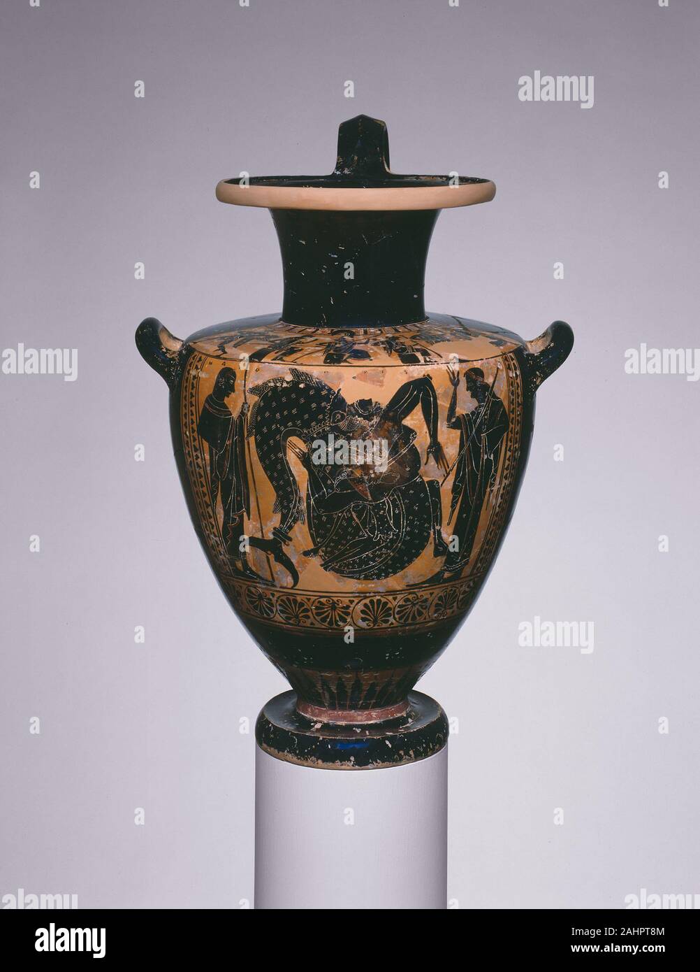 Ancient Greek Hydria Water Jar 515 Bc 500 Bc Athens