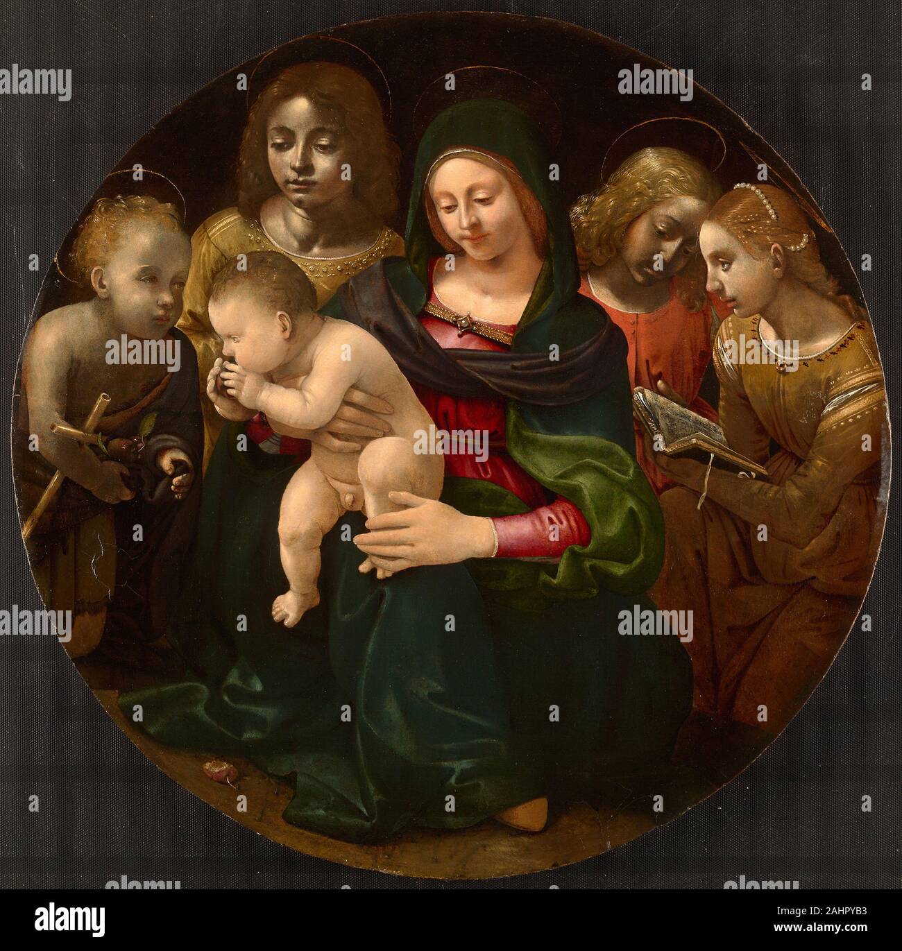 Piero di Cosimo. Virgin and Child with the Young Saint John the Baptist ...