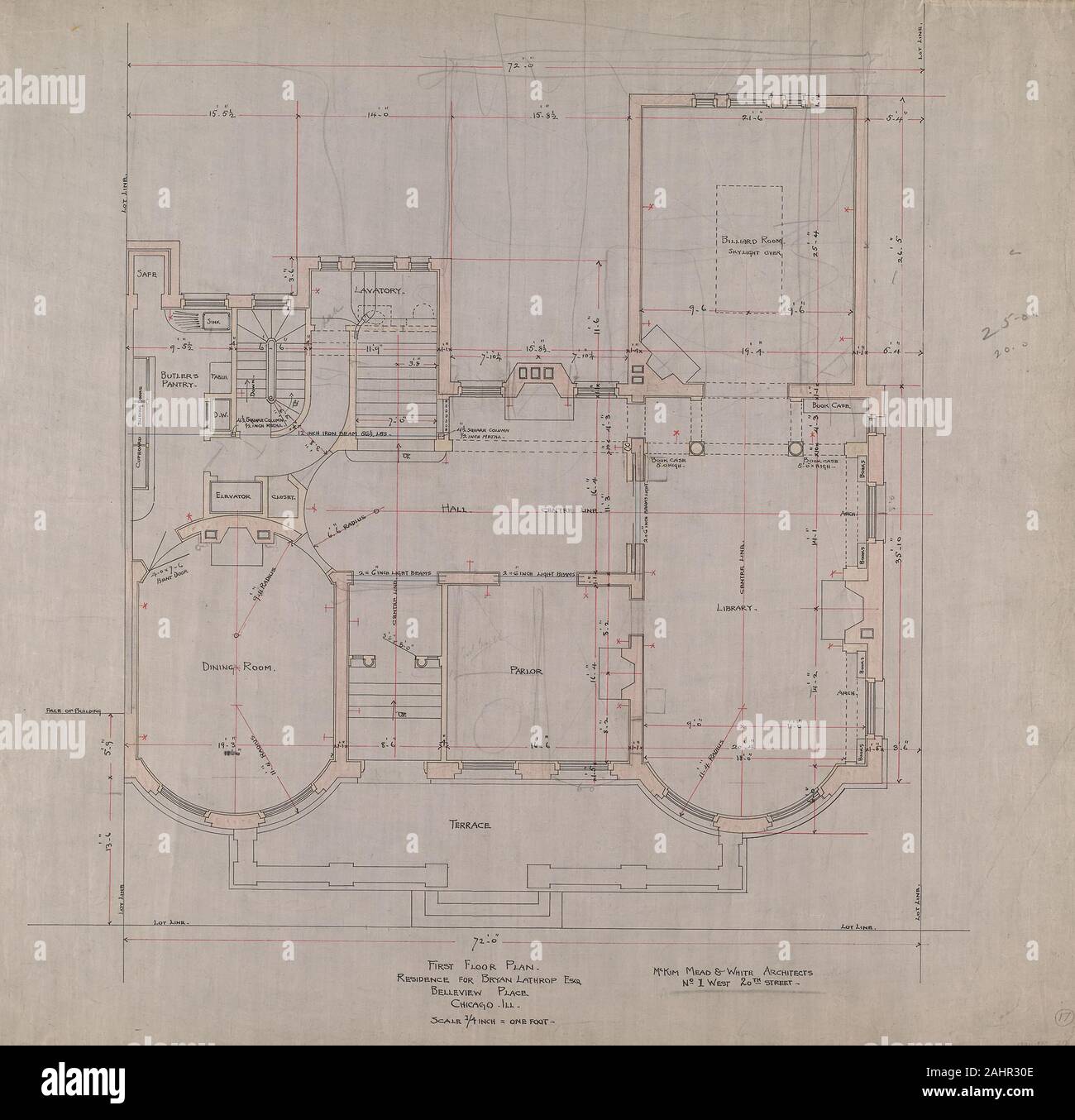 Mckim Mead White Architect Bryan Lathrop House Chicago