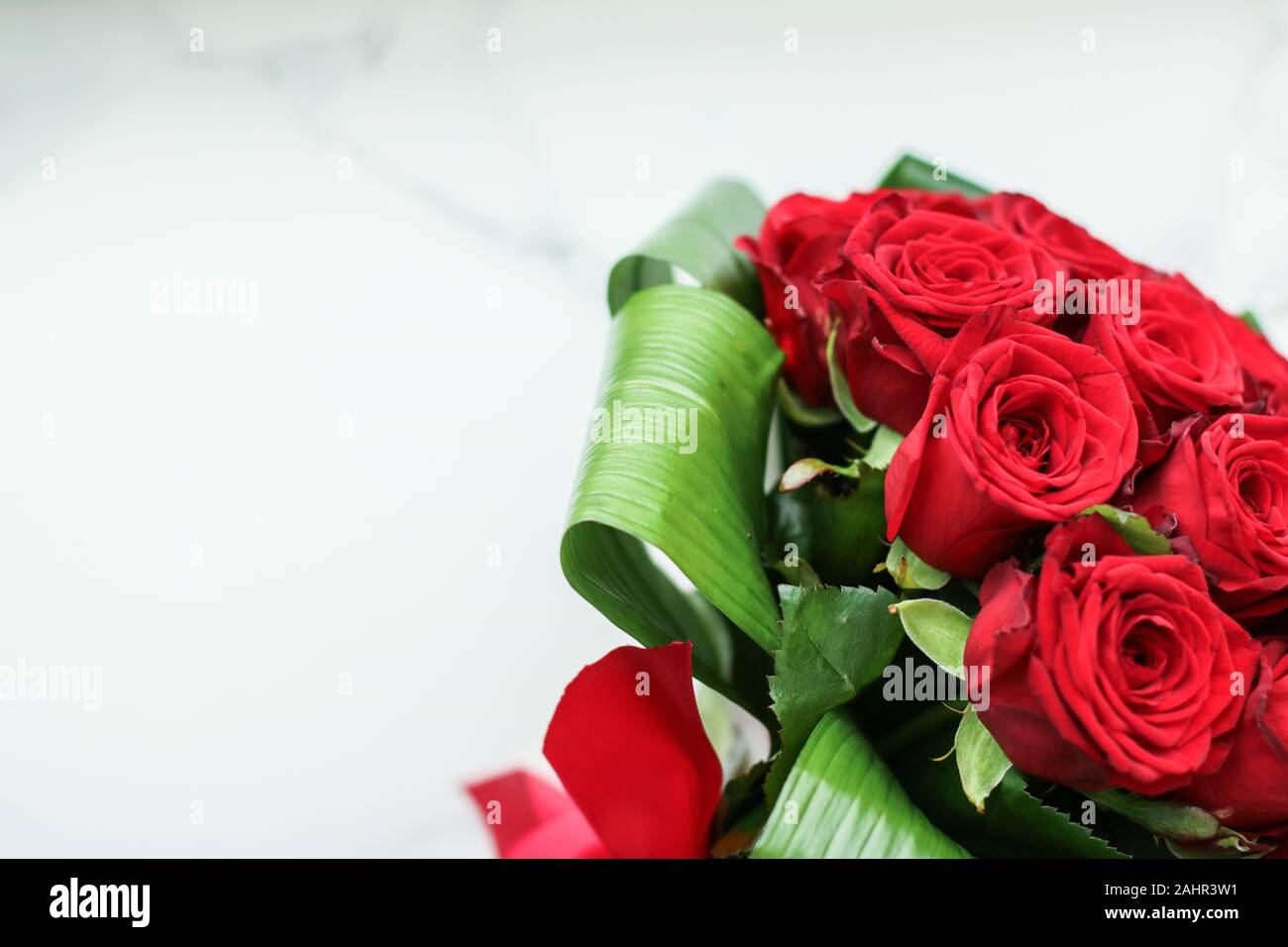 Gift for her, romantic relationship and floral design concept - Luxury  bouquet of red roses, beautiful flowers as holiday love present on  Valentines D Stock Photo - Alamy