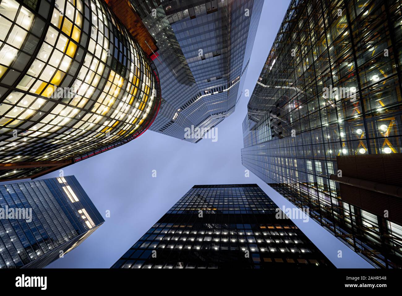 City buildings, London, UK Stock Photo
