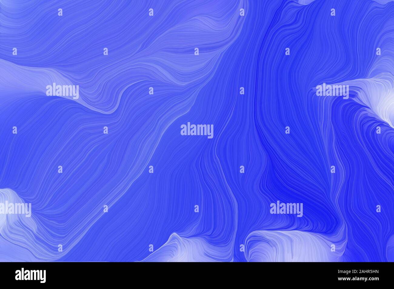 vibrant colors abstract waves design with royal blue, light steel blue ...
