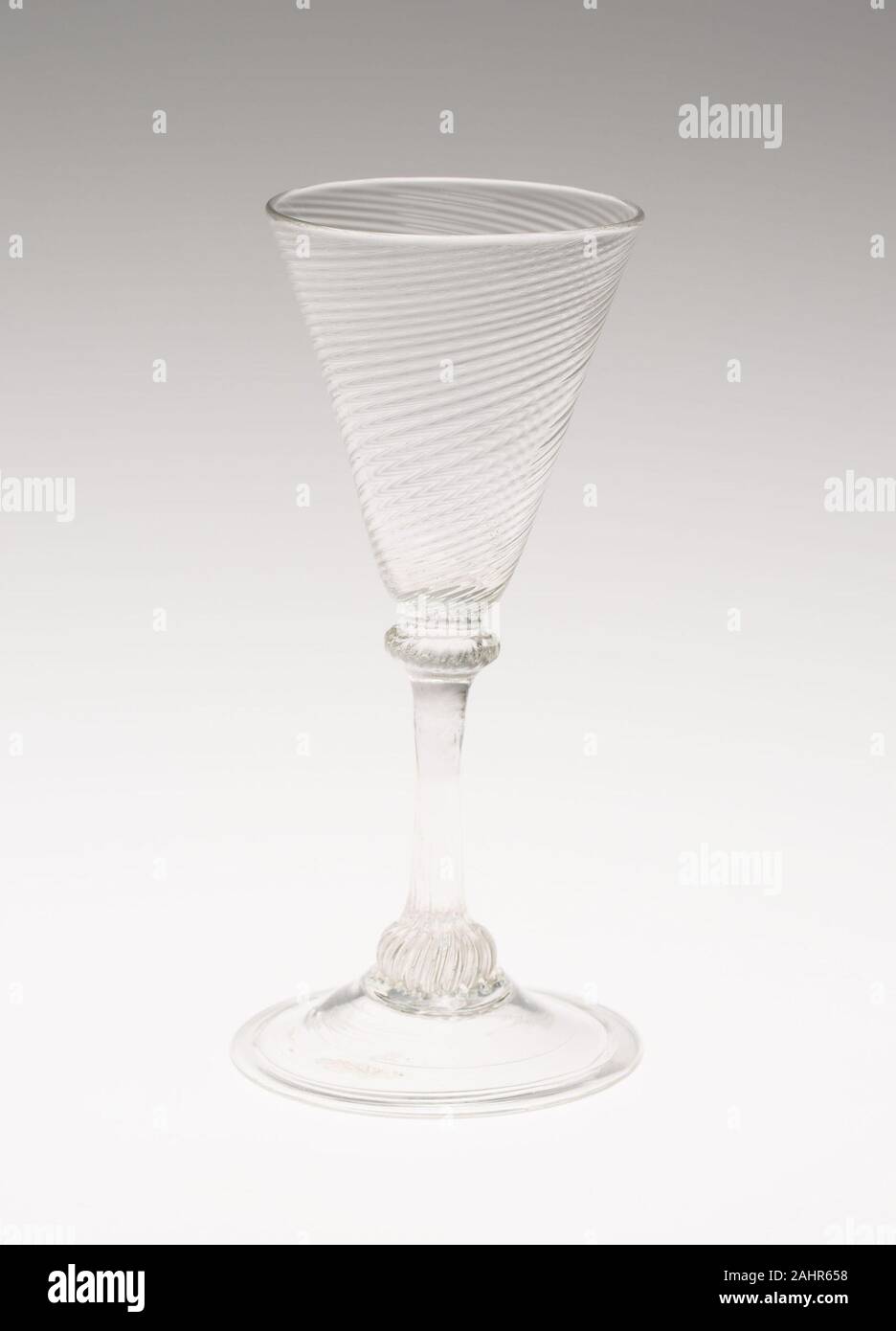 Wine Glass. 17001750. Europe. Glass Stock Photo Alamy