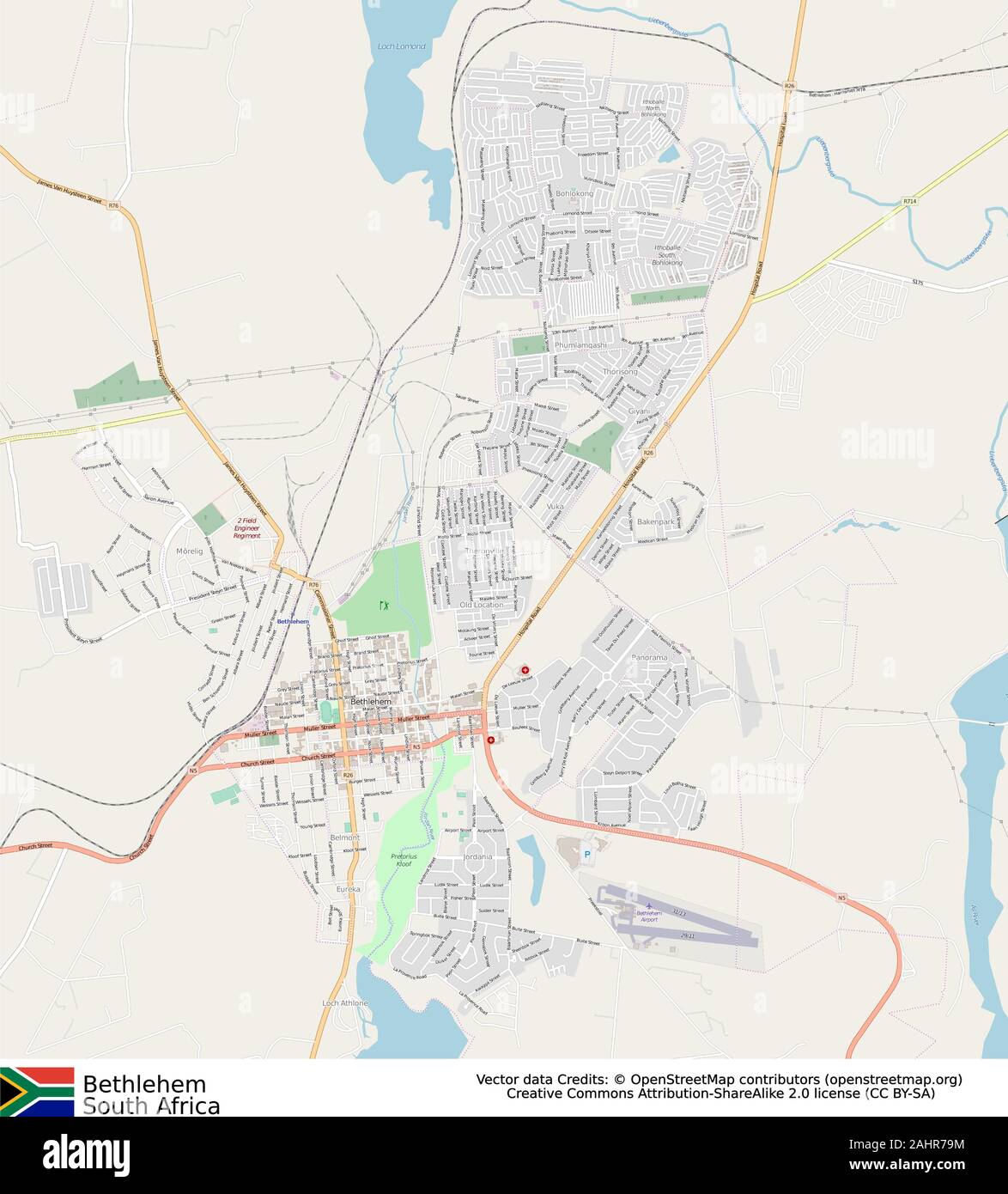 Bethlehem South Africa Map Bethlehem,South Africa,Africa Stock Vector Image & Art - Alamy