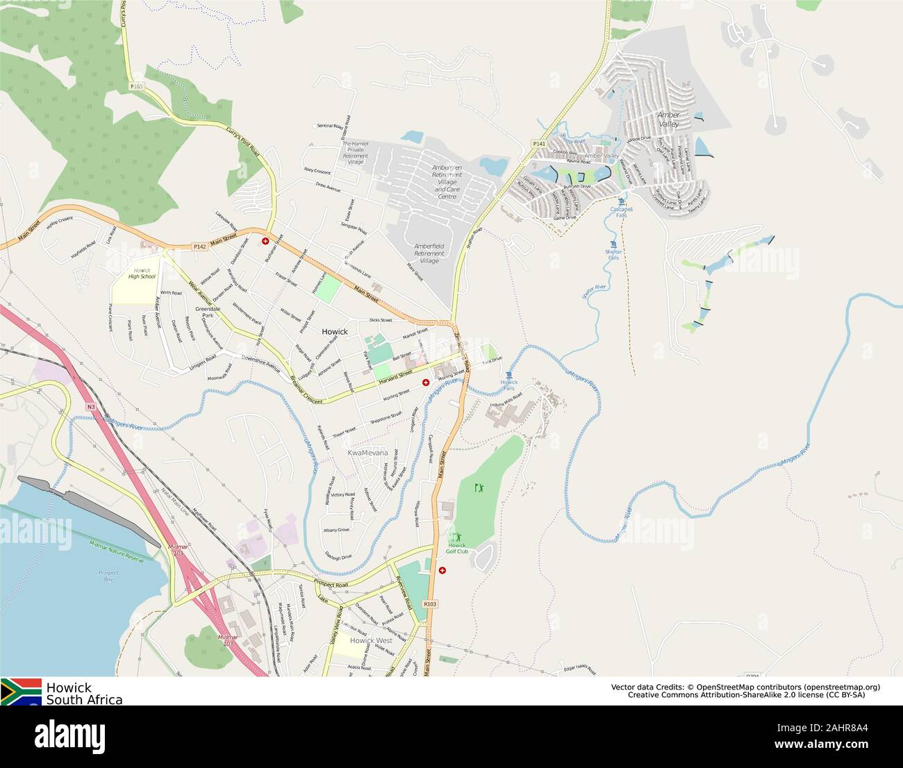 Howick South Africa Map Howick,South Africa,Africa Stock Vector Image & Art - Alamy