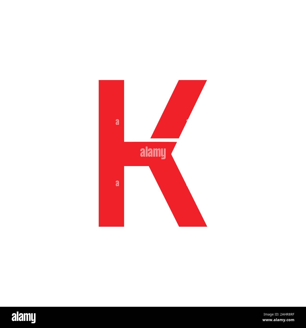 letter k simple geometric logo vector Stock Vector Image & Art - Alamy