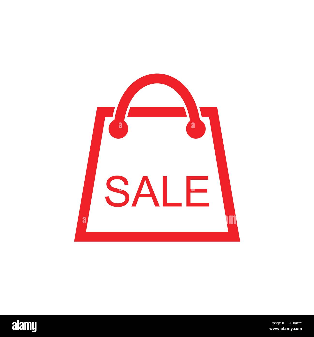 shopping bag sale text symbol decor vector Stock Vector Image & Art Alamy