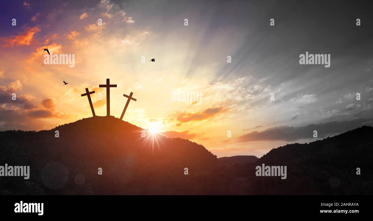 The Cross symbol of christian and Jesus Christ Stock Photo - Alamy