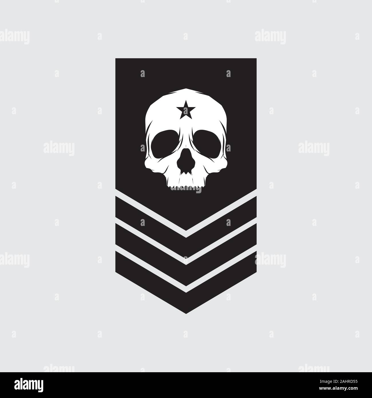 military symbols, Military rank icon vector Stock Vector