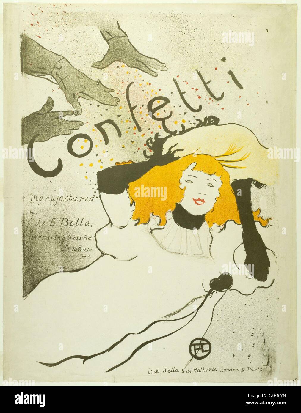 Confetti lautrec 1894 hi-res stock photography and images - Alamy
