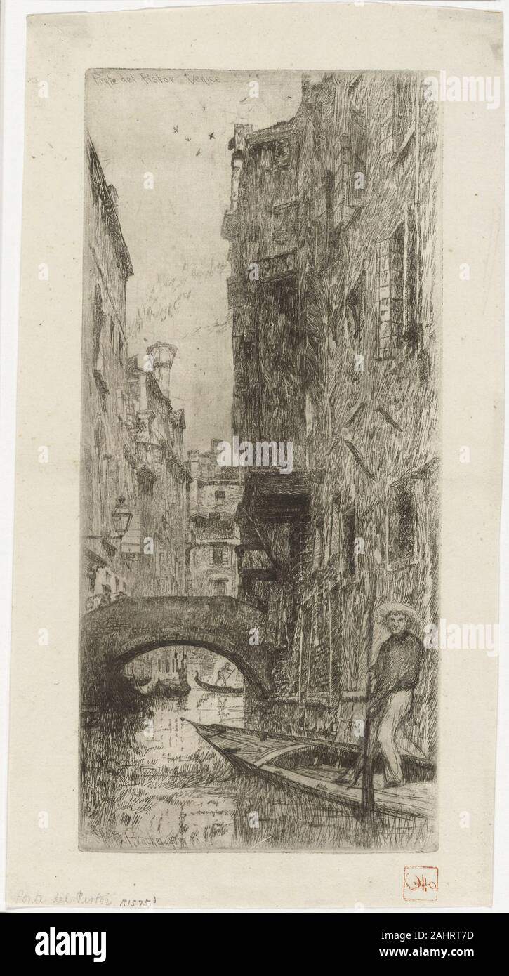 Otto Henry Bacher. Ponte del Pistor. 1880. United States. Etching in ...