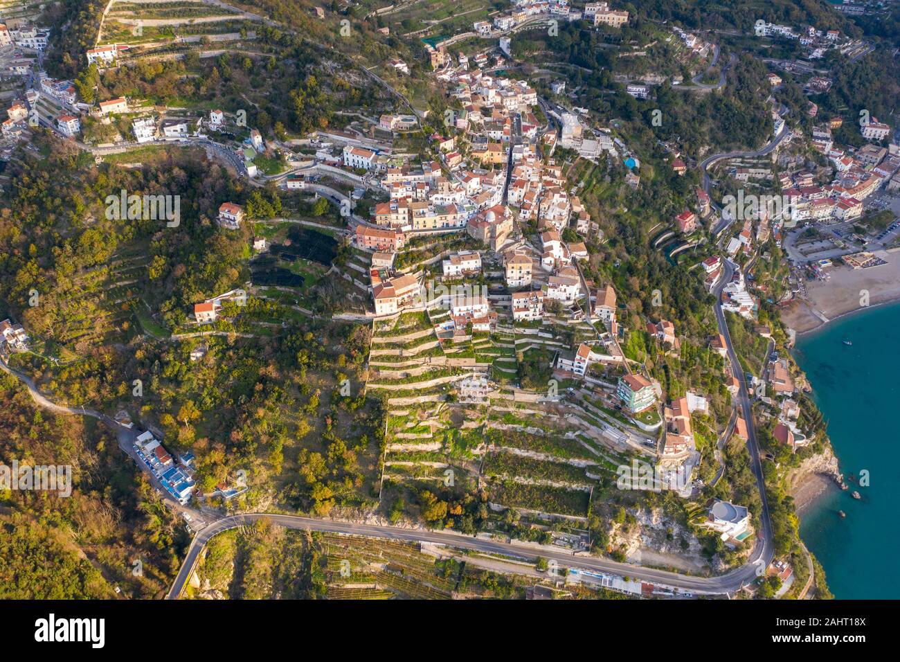 Raito, Vietri sul Mare, Amalfi Coast, Campania, Italy Stock Photo