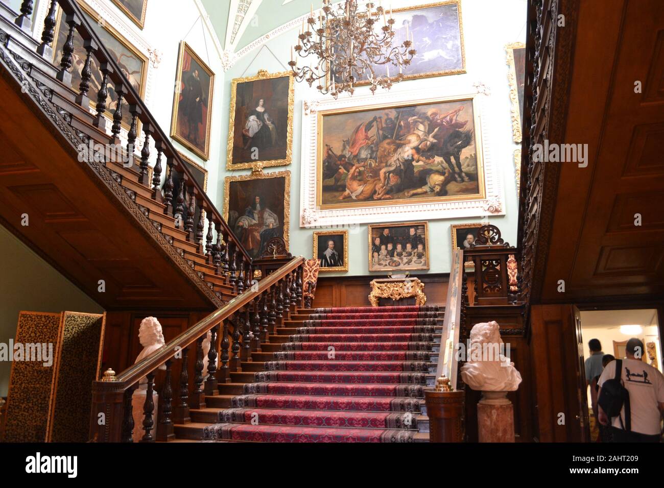 Inside Longleat House, Longleat Safari Park, Warminster, Wiltshire, England, UK Stock Photo