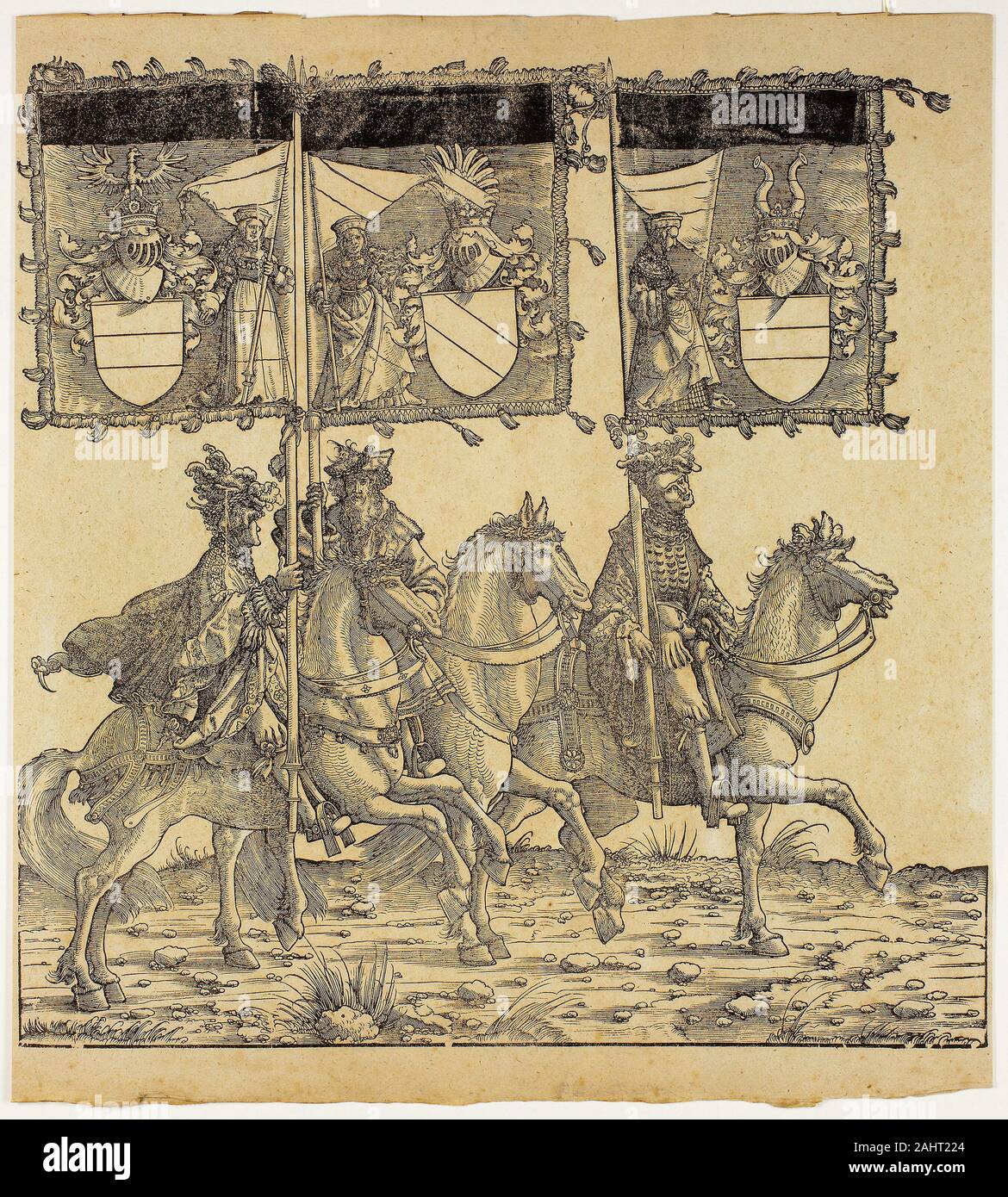 Hans Burgkmair, the elder. Triumph of Maximilian. 1493–1531. Germany. Woodcut on paper Stock Photo