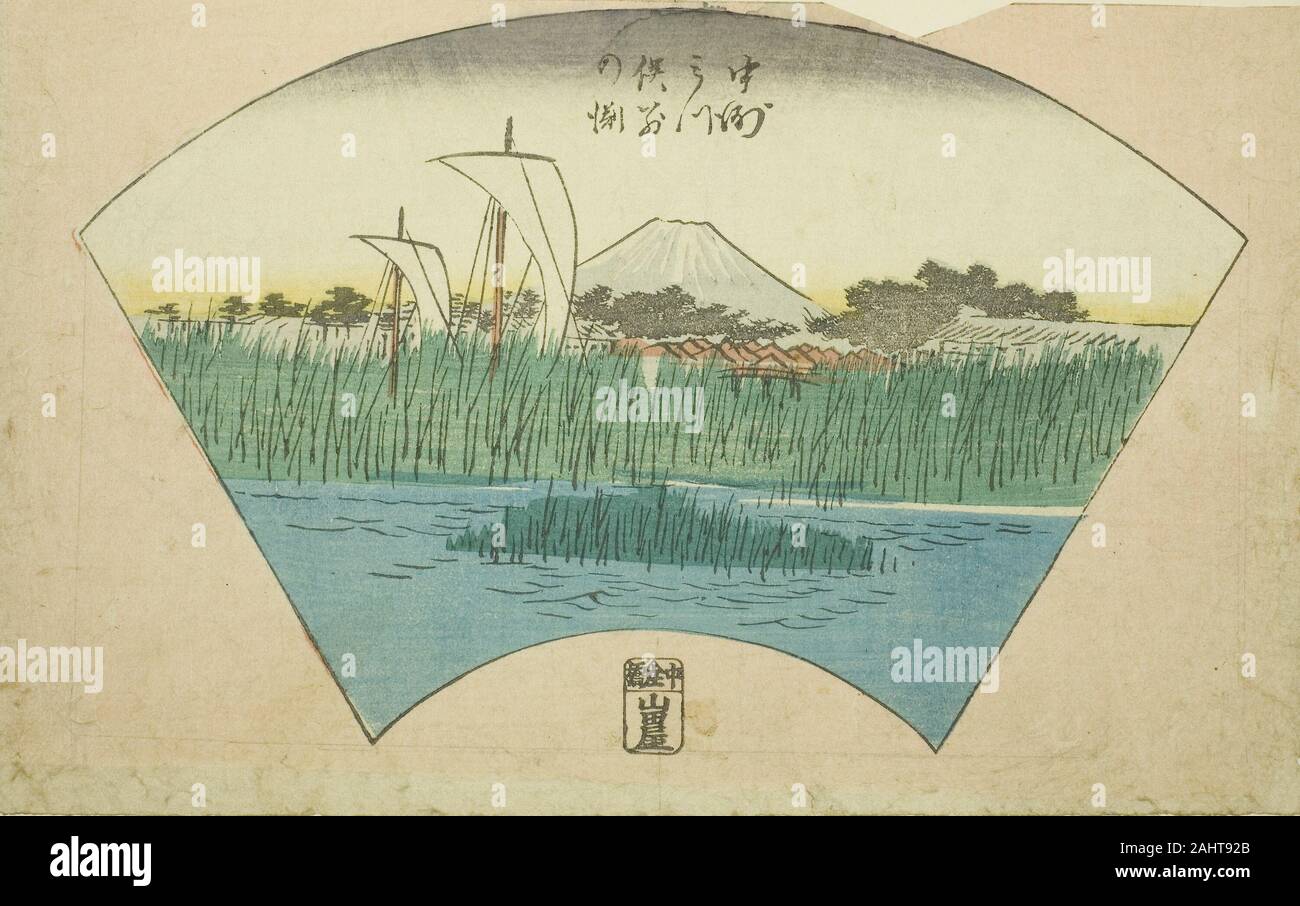 Framed Harimaze-e Woodblock Print - Edo Period Framed Harimaze-e Woodblock Print - Edo Period