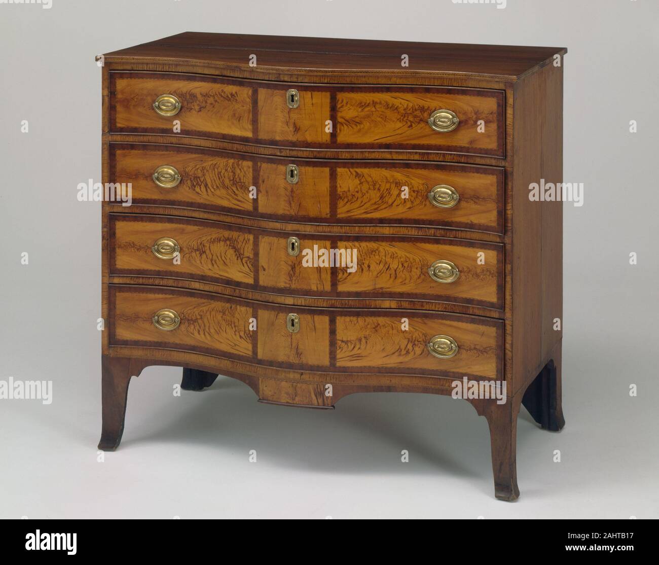Artist Unknown Chest Of Drawers 1800 1815 Portsmouth Mahogany