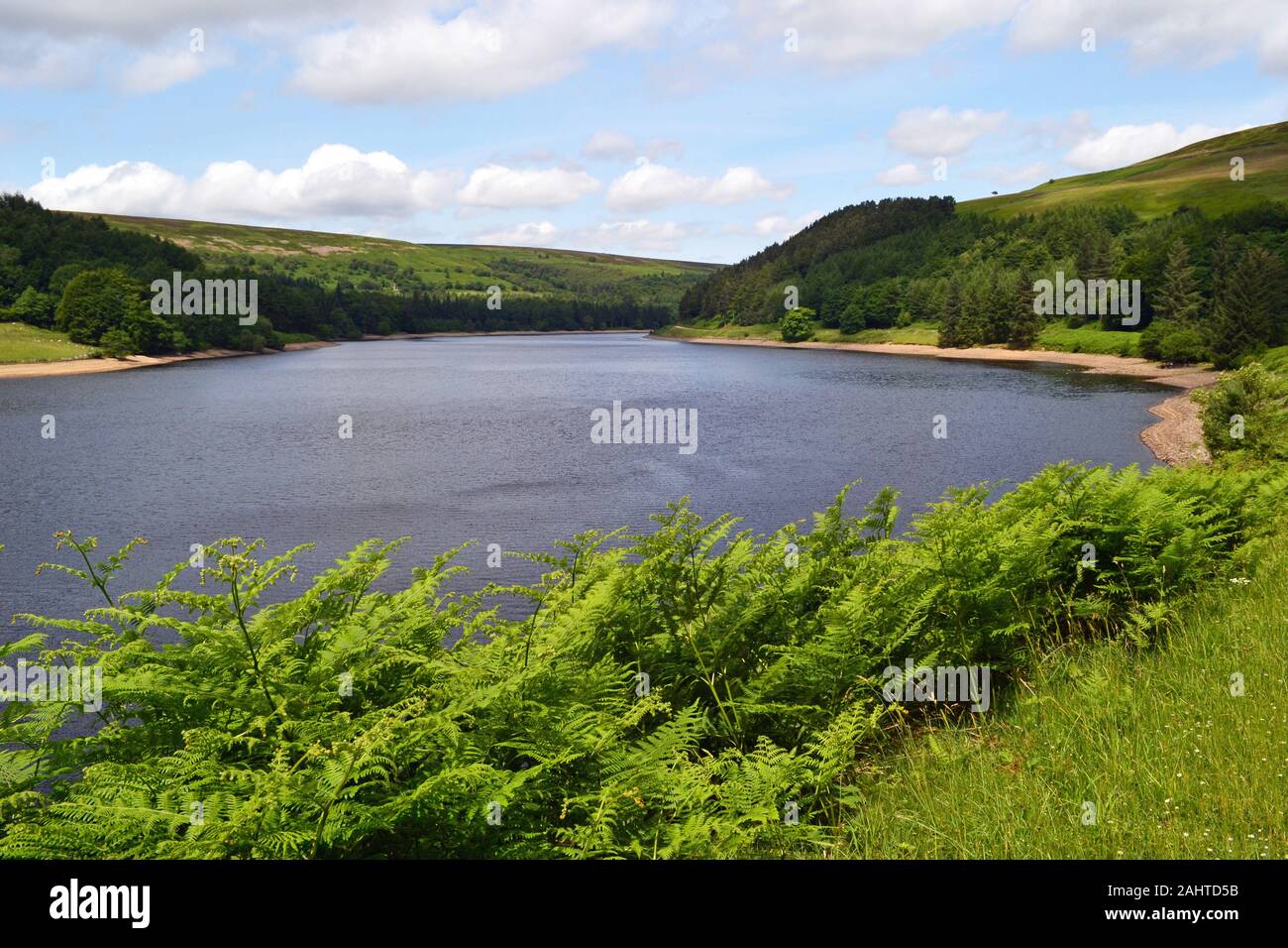 Ladybower Reservoir, Upper Derwent Valley, Derbyshire, UK Stock Photo