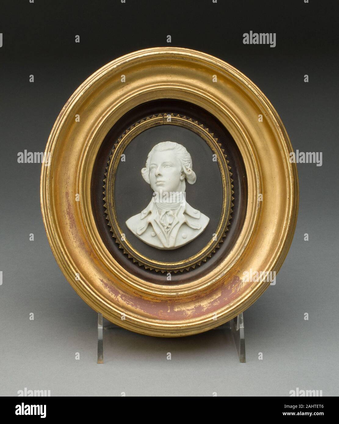 Wedgwood Manufactory (Manufacturer). Plaque Portrait of William Pitt. 1800–1810. Burslem. Stoneware (jasperware) Stock Photo
