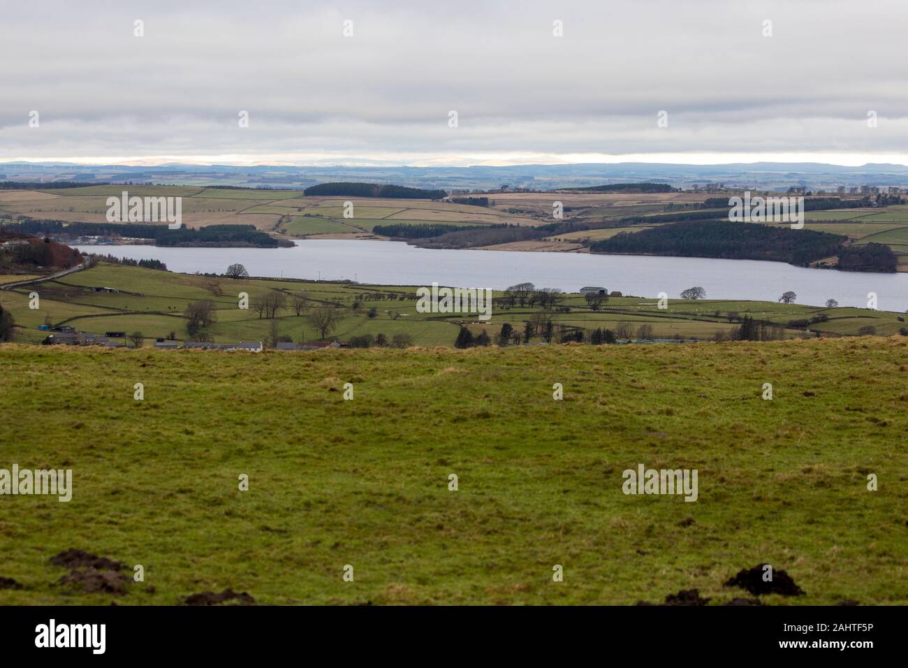 View over Derwent Reservoir from Muggleswick Common Stock Photo - Alamy