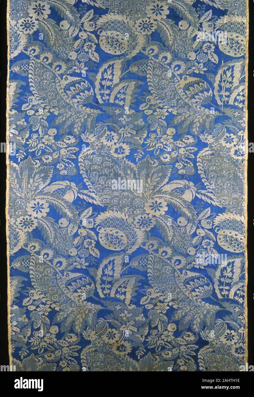 Panel. 17011725. France. Silk, satin damask weave Stock Photo Alamy