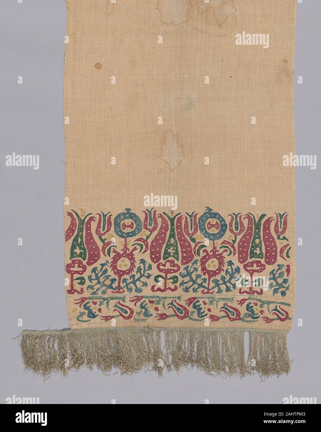 Panel (For a Bedcover). 16011700. Greece. Linen, plain weave