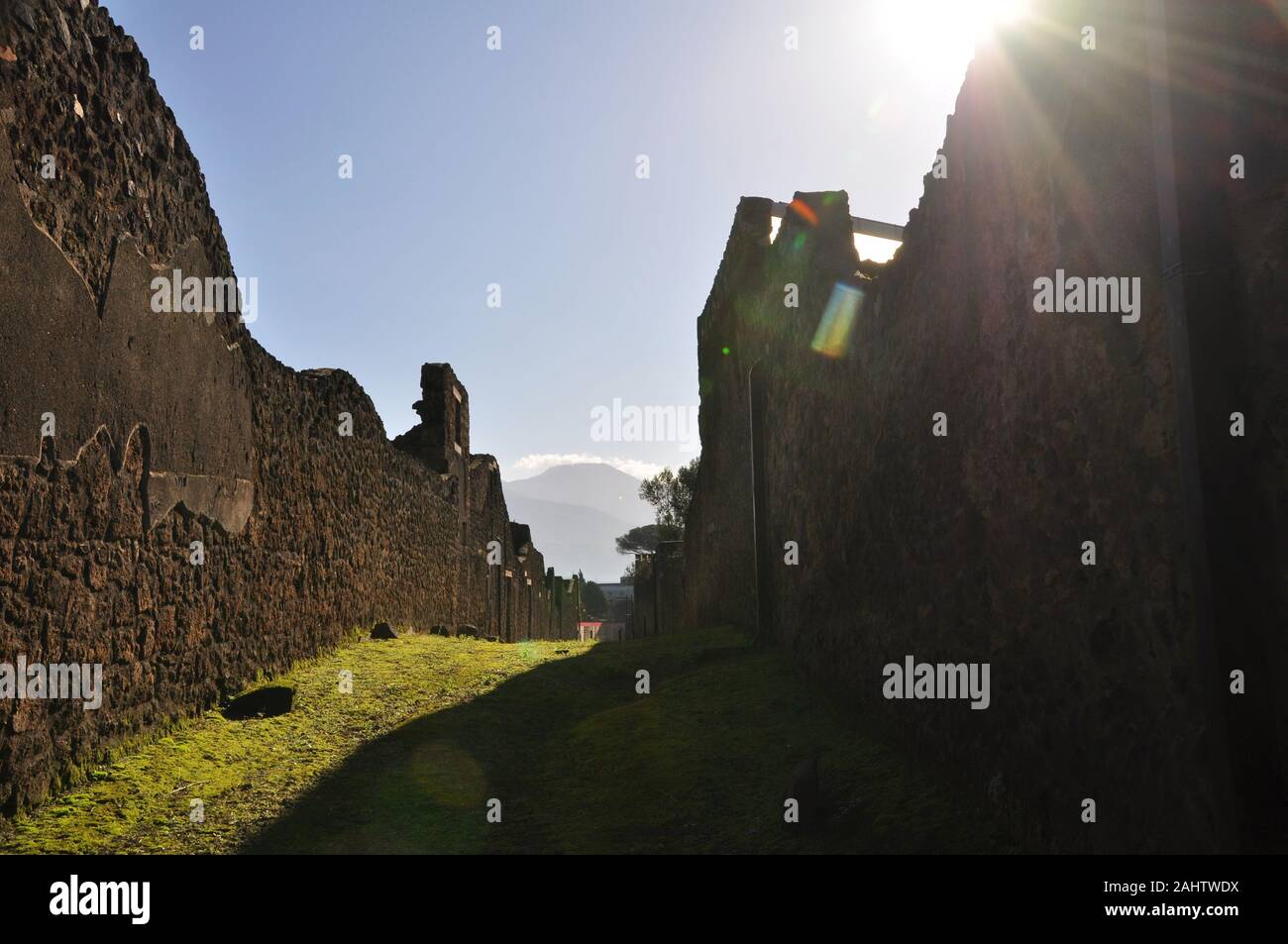Pompei ruins ancient italy naples Stock Photo