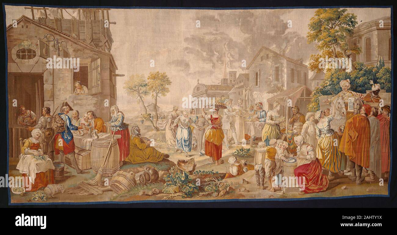 Etienne Jeaurat (Designer). The Outdoor Market, from Village Festivals