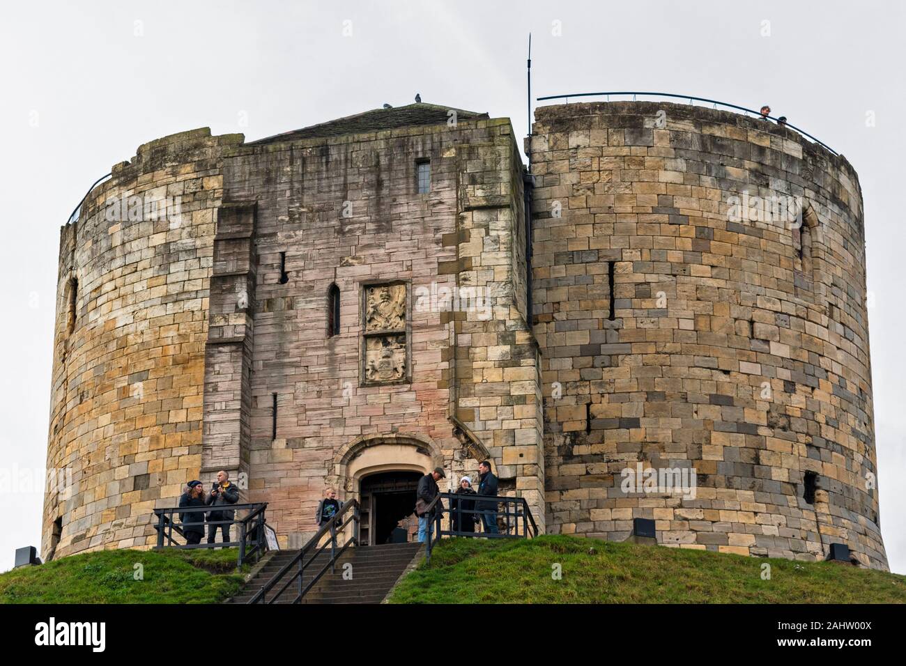 YORK ENGLAND MAIN ENTRANCE TO YORK CASTLE MEDIEVAL NORMAN CASTLE KNOWN ...